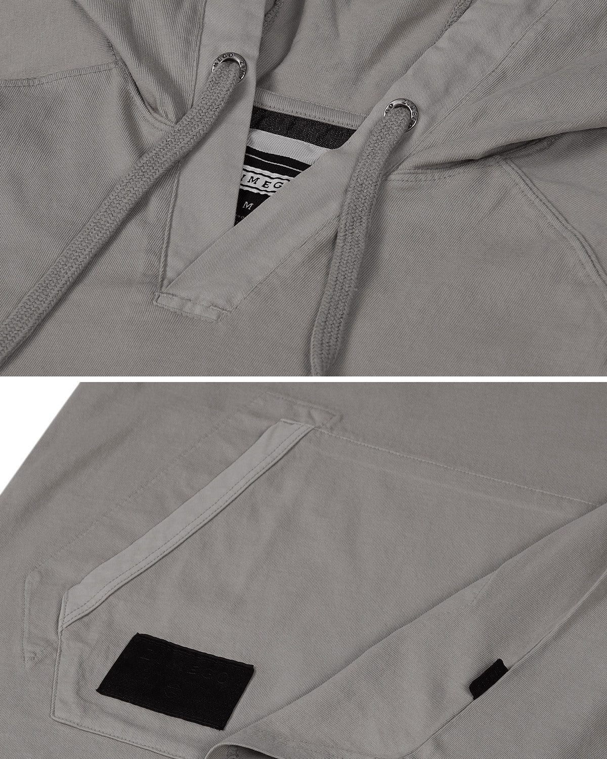 ZIMEGO Men's Pigment Dyed Short Sleeve Vintage Fashion Hoodie